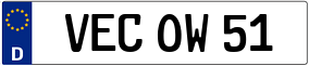 Truck License Plate